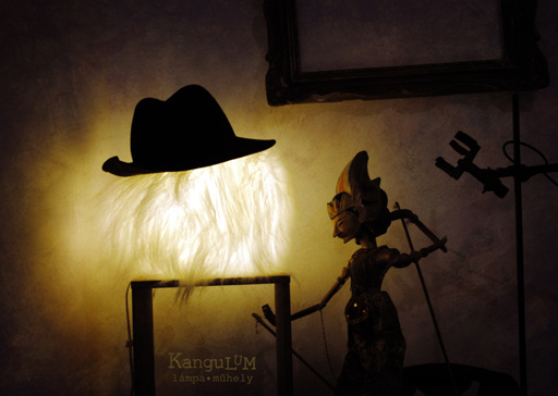 monsieur  lamp design by KanguLUM